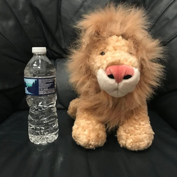 GUND Curly Haired Tan Gold Lion Plush Stuffed Animal Soft Toy Medium